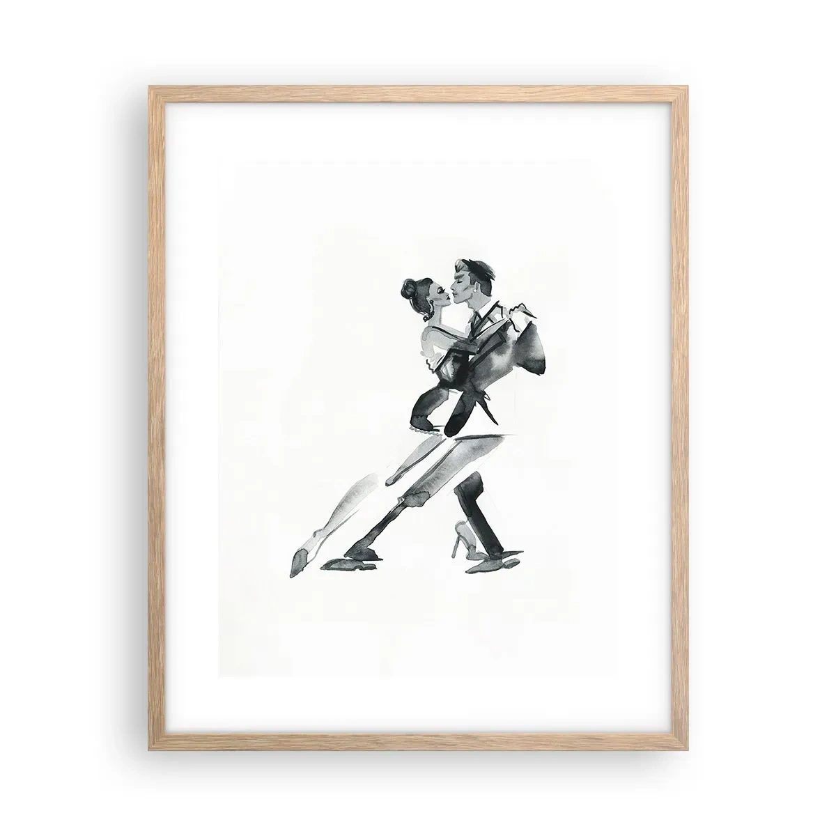 Affisch i ram av ljusek - I en rytm - 40x50 cm