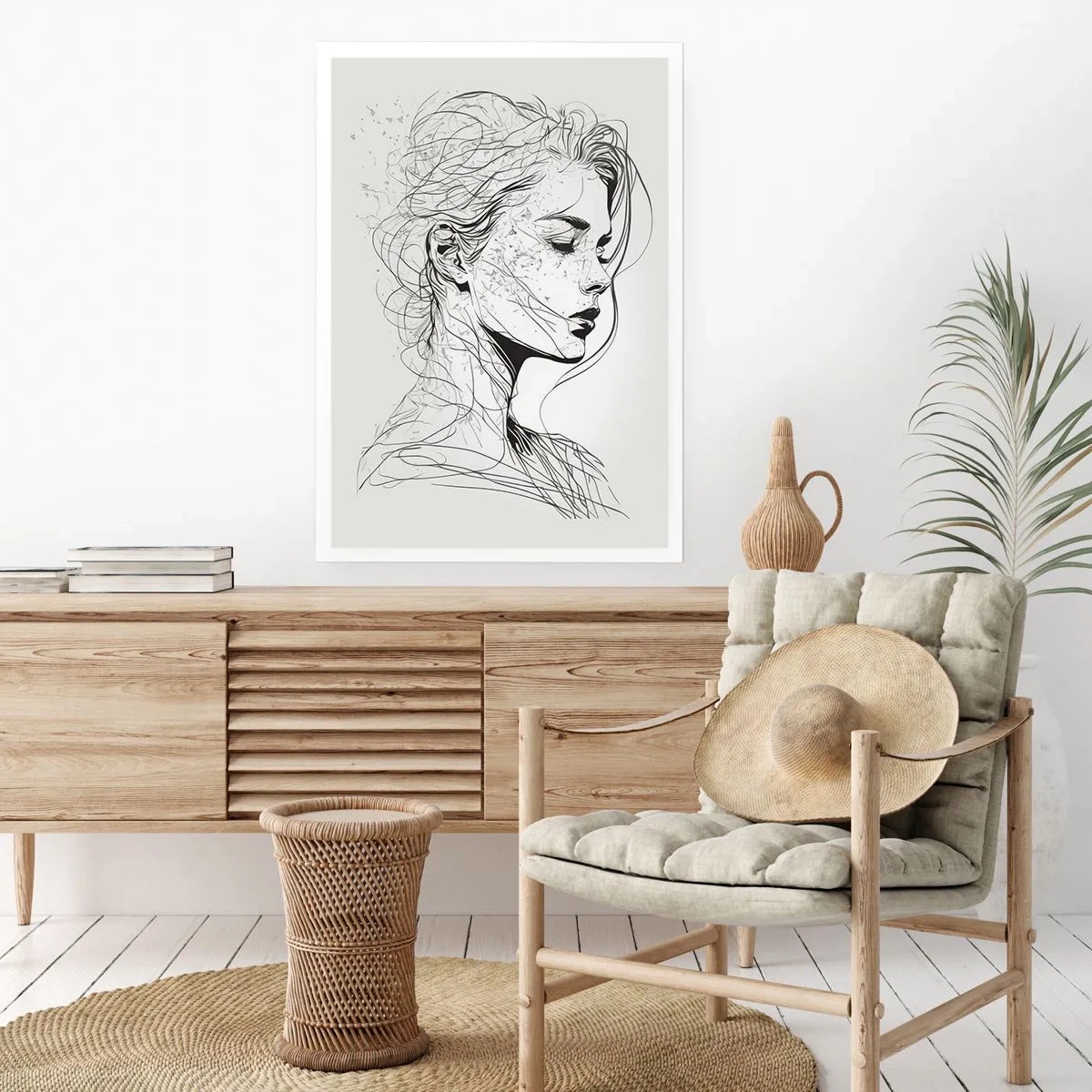 Affisch - Porträtt i drömmar - 50x70 cm