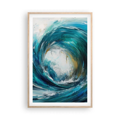 Affisch i ram av ljusek - Havsportal - 61x91 cm