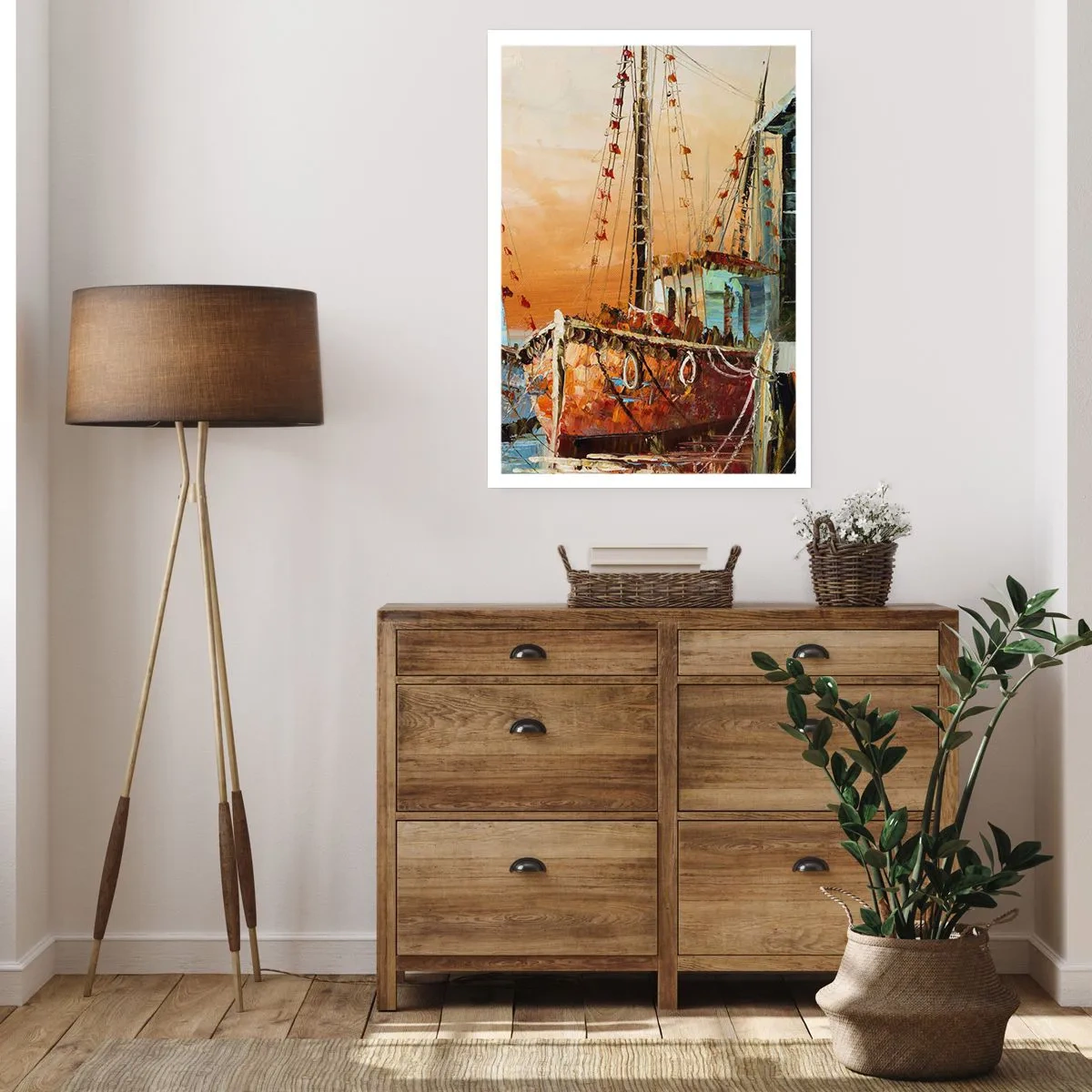 Affisch - Lugn hemresa - 70x100 cm