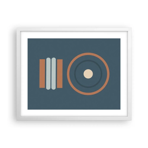 Affisch i vit ram - Sakens kärna - 50x40 cm