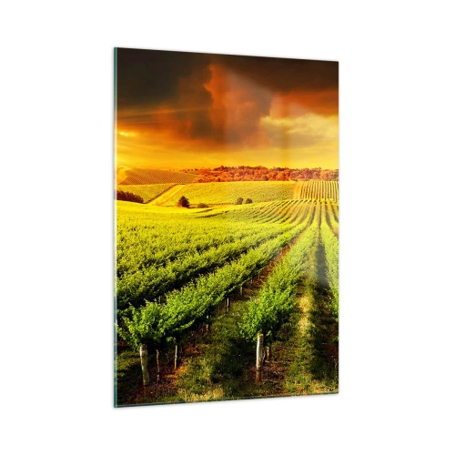Glastavla - Bild på glas - Under australiensiska solen - 50x70 cm
