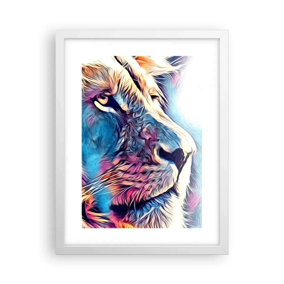 Affisch i vit ram - Naturens klokhet - 30x40 cm