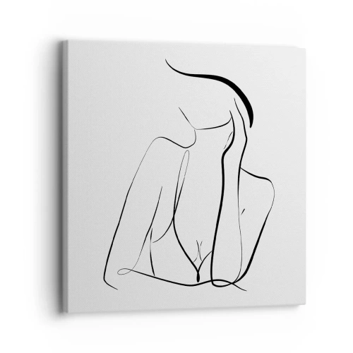 Canvastavla - Bild på duk - På drömvågen - 30x30 cm
