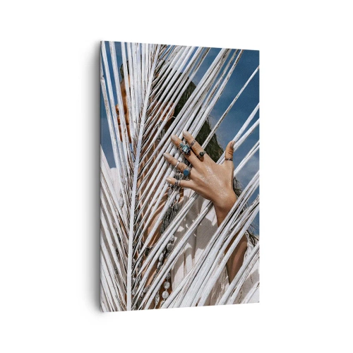 Canvastavla - Bild på duk - Schamanens flickvän? - 80x120 cm