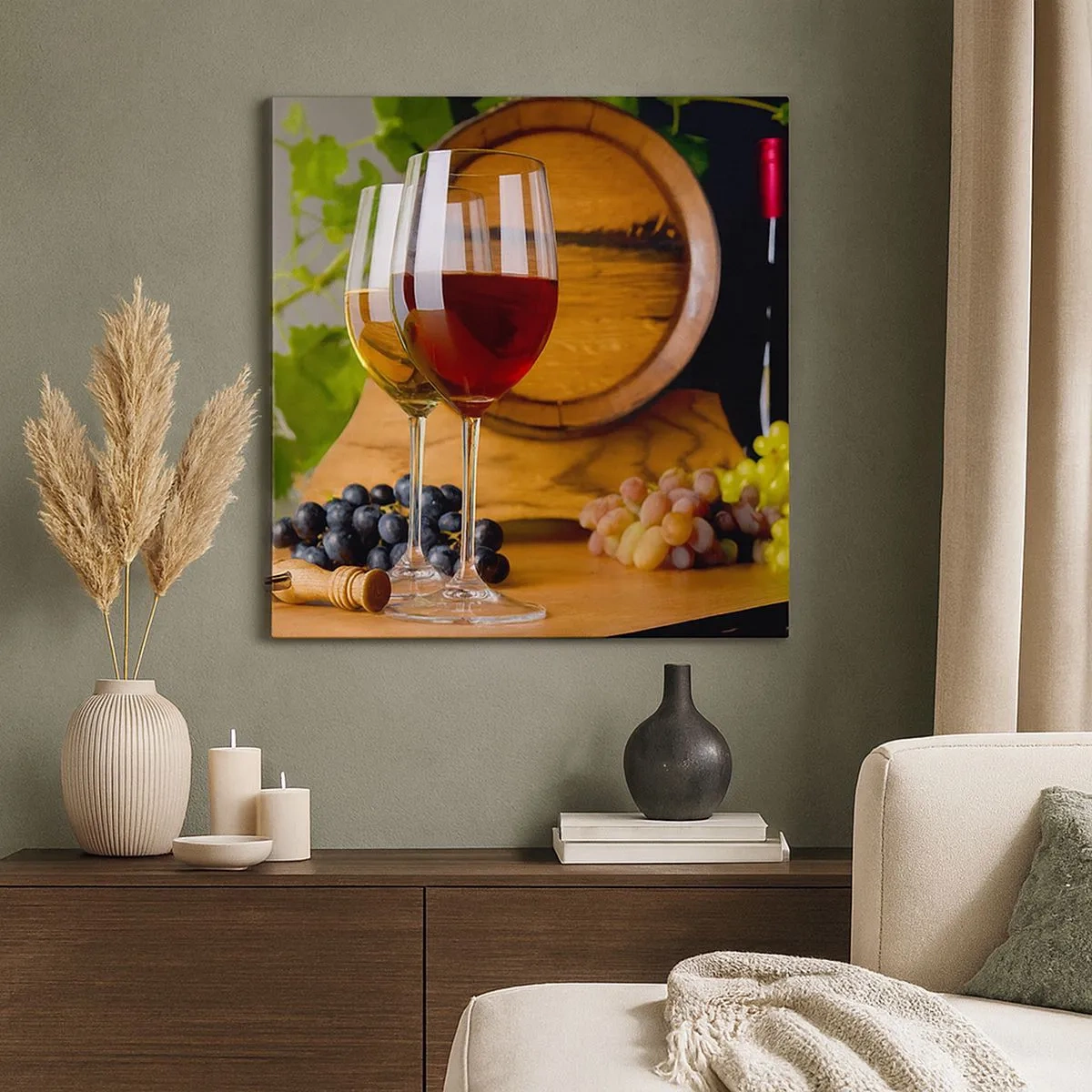 Canvastavla - Bild på duk - Som hos gamla mästare - 30x30 cm