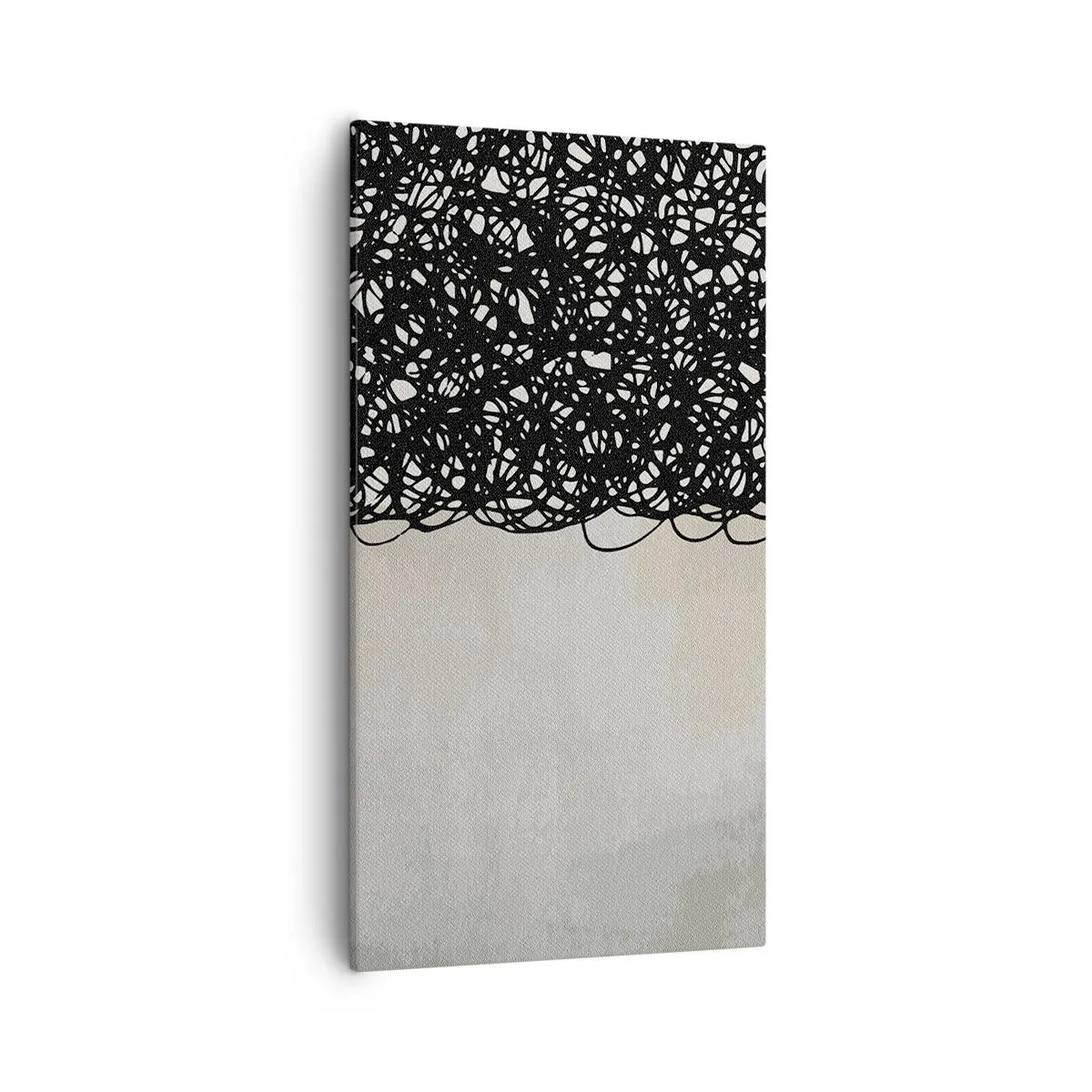 Canvastavla - Bild på duk - En virvlad abstraktion - 55x100 cm