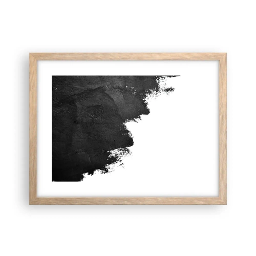 Affisch i ram av ljusek - Element: jord - 40x30 cm