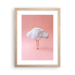 Affisch i ram av ljusek - Söt utfästelse - 30x40 cm