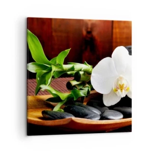 Canvastavla - Bild på duk - Bli berörd av naturen - 50x50 cm