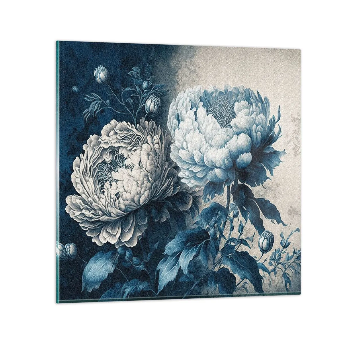 Glastavla - Bild på glas - Ett väl matchat par - 60x60 cm