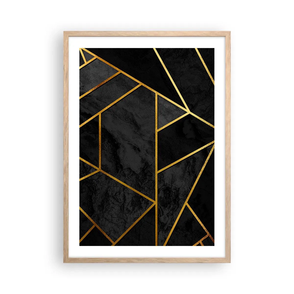 Affisch i ram av ljusek - Mörker och sken - 50x70 cm