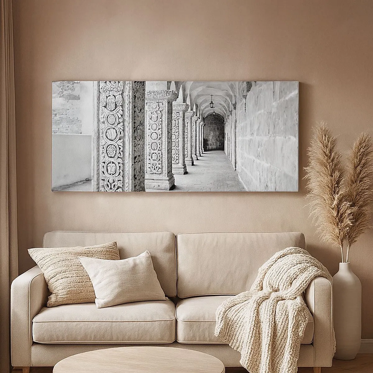 Canvastavla - Bild på duk - Och vart tar det vägen? - 100x40 cm