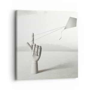 Canvastavla - Bild på duk - Test av styrka - 30x30 cm