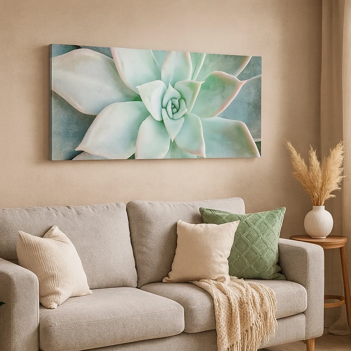 Canvastavla - Bild på duk - Öknens hjärta - 30x30 cm