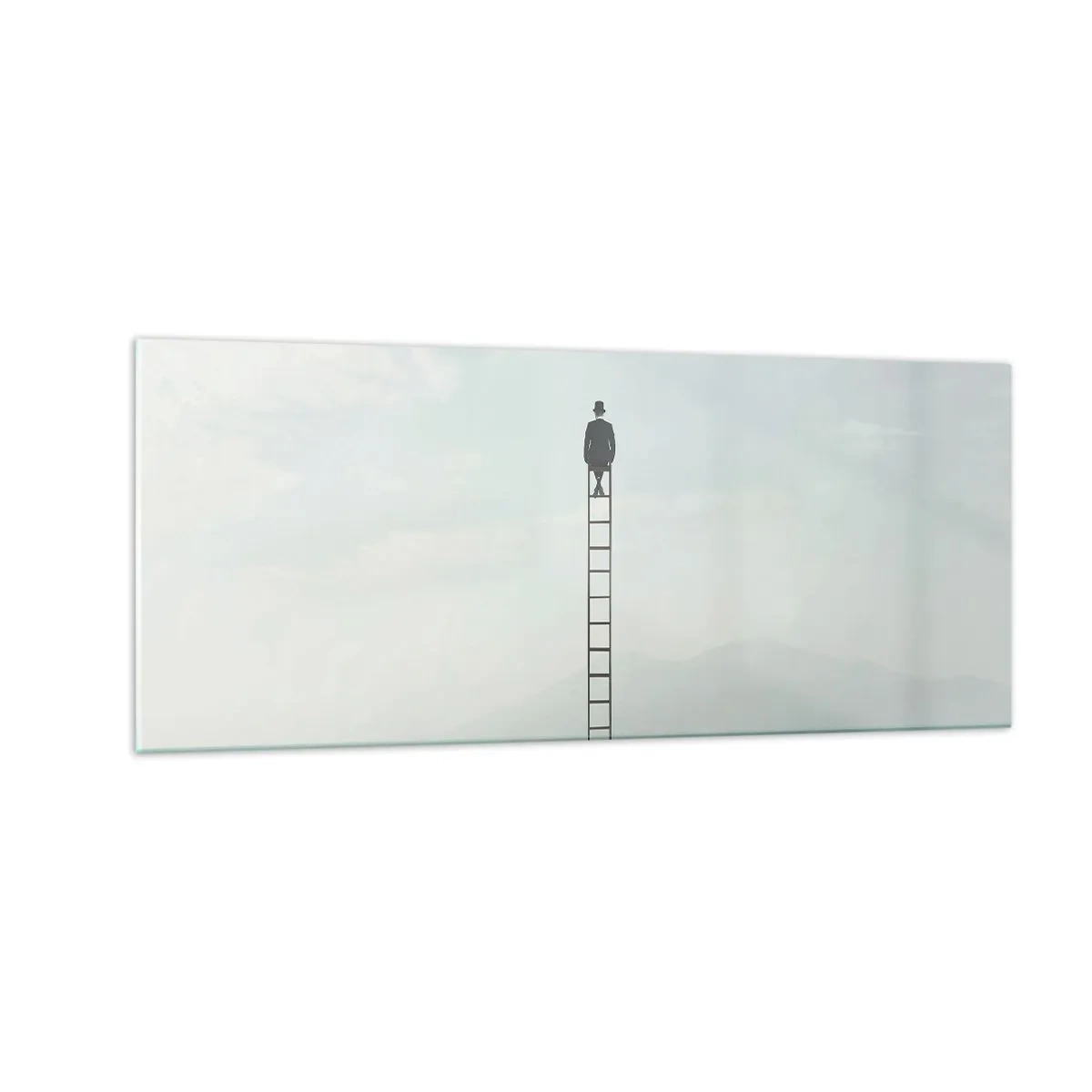 Glastavla - Bild på glas - Var över det - 100x40 cm