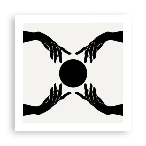 Affisch - Ett hemligt tecken - 50x50 cm