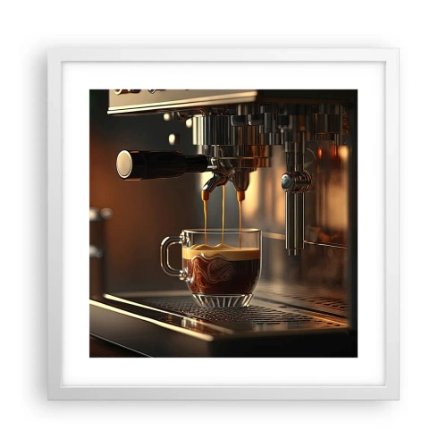 Affisch i vit ram - En sensuell blandning - 40x40 cm