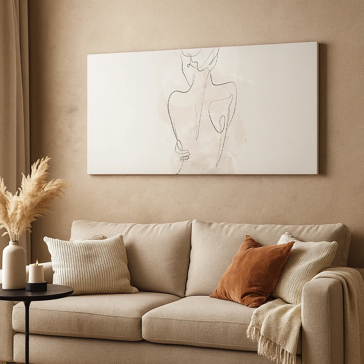 Canvastavla - Bild på duk - Som ett känsligt instrument - 30x30 cm