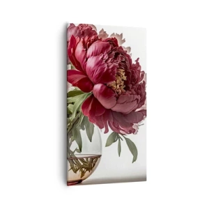 Canvastavla - Bild på duk - I full blom av skönhet - 55x100 cm