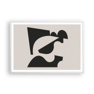 Affisch i vit ram - För självmontering - 100x70 cm