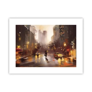 Affisch - I New Yorks ljus - 40x30 cm