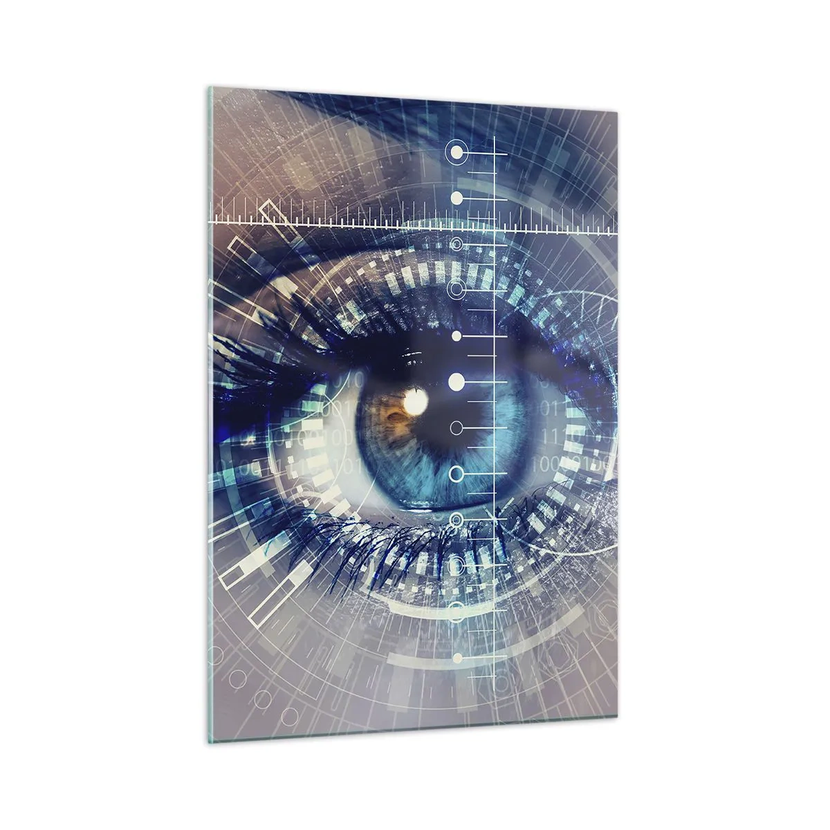 Glastavla - Bild på glas - Du tror att du känner mig - 50x70 cm