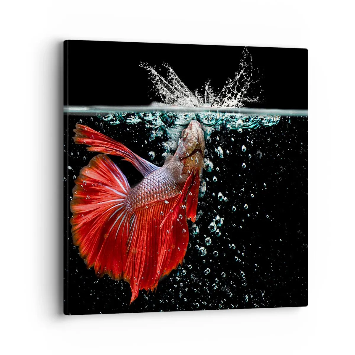 Canvastavla - Bild på duk - Du har tre önskemål - 40x40 cm