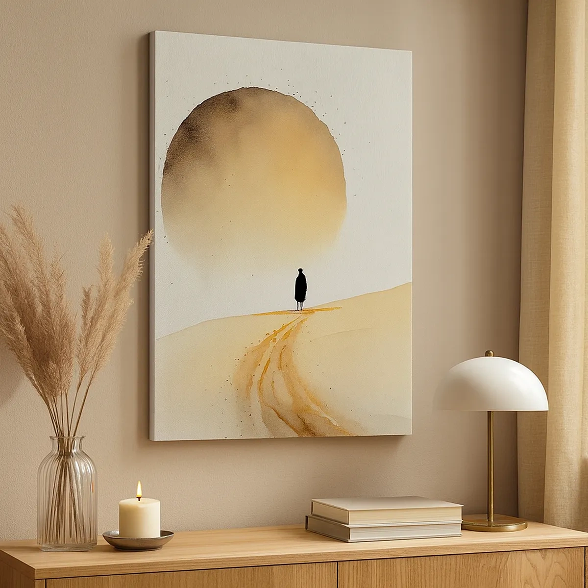 Canvastavla - Bild på duk - Alltid längtande - 50x70 cm