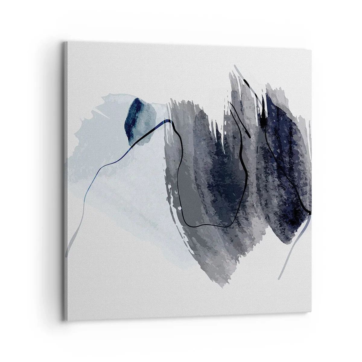 Canvastavla - Bild på duk - Intensitet och rörelse - 60x60 cm
