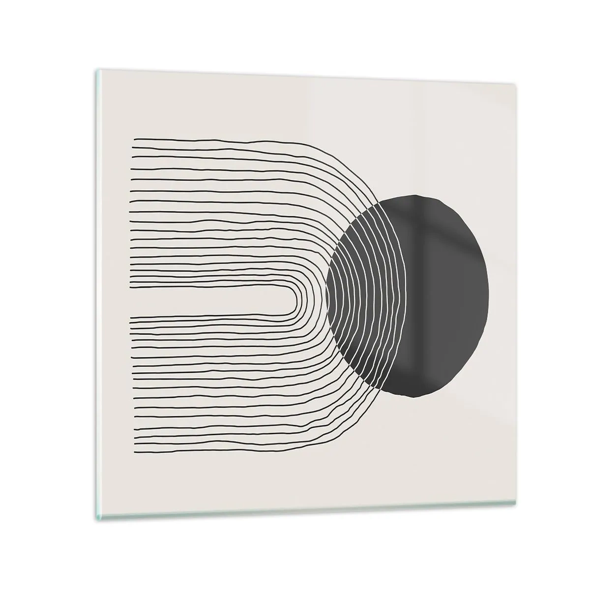 Glastavla - Bild på glas - Darr och säkerhet - 40x40 cm