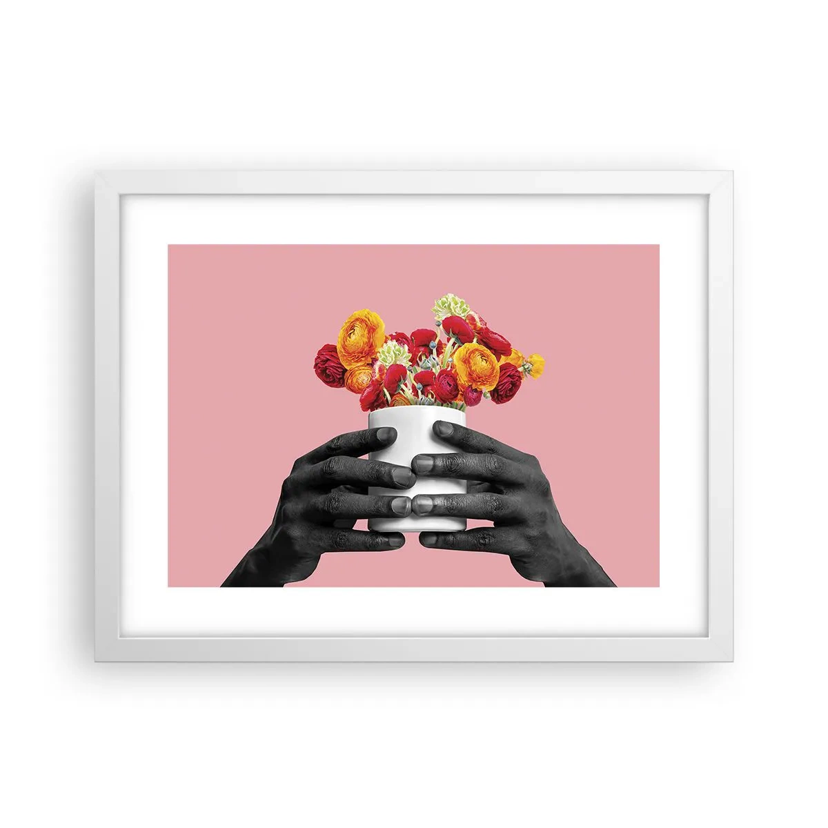 Affisch i vit ram - Livets apoteos - 40x30 cm