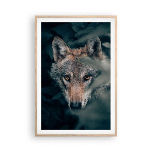 Affisch i ram av ljusek - Jägare - 61x91 cm