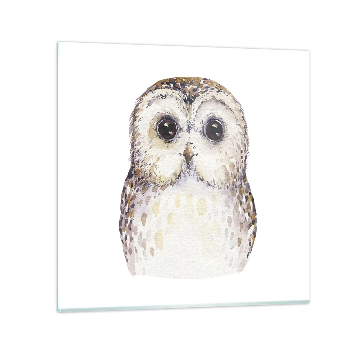 Glastavla - Bild på glas - Titta i mina ögon - 40x40 cm