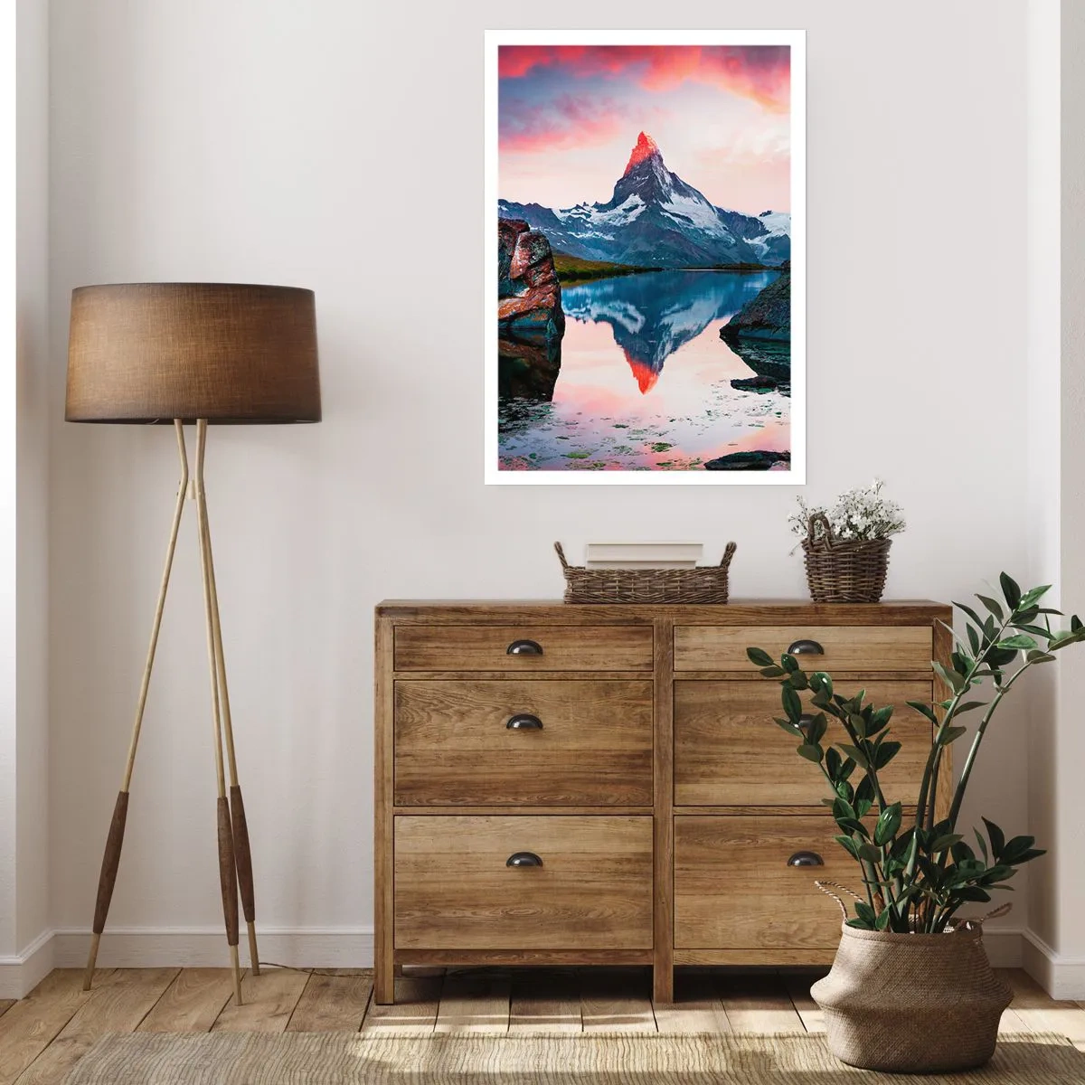 Affisch - Bergens hjärta är hett - 50x70 cm