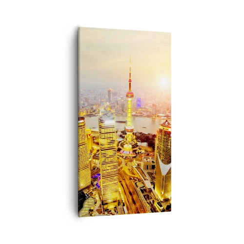 Canvastavla - Bild på duk - Asiatisk dröm - 55x100 cm