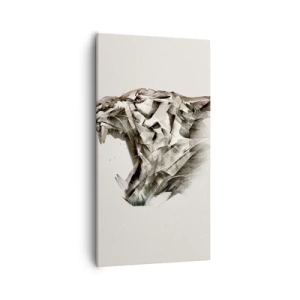 Canvastavla - Bild på duk - Nu vet du vem som styr - 55x100 cm