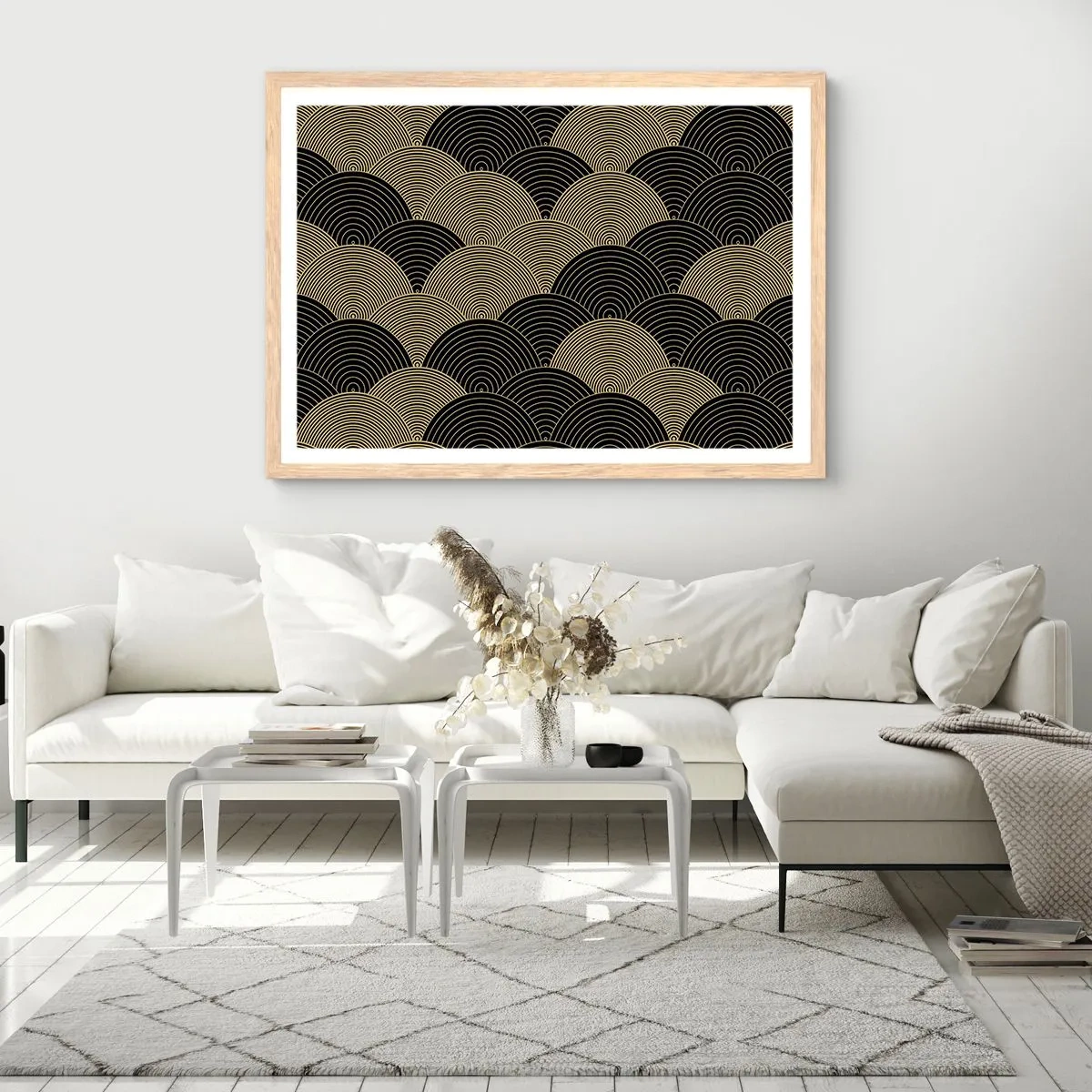 Affisch i ram av ljusek - Enighet i mångfald - 50x40 cm