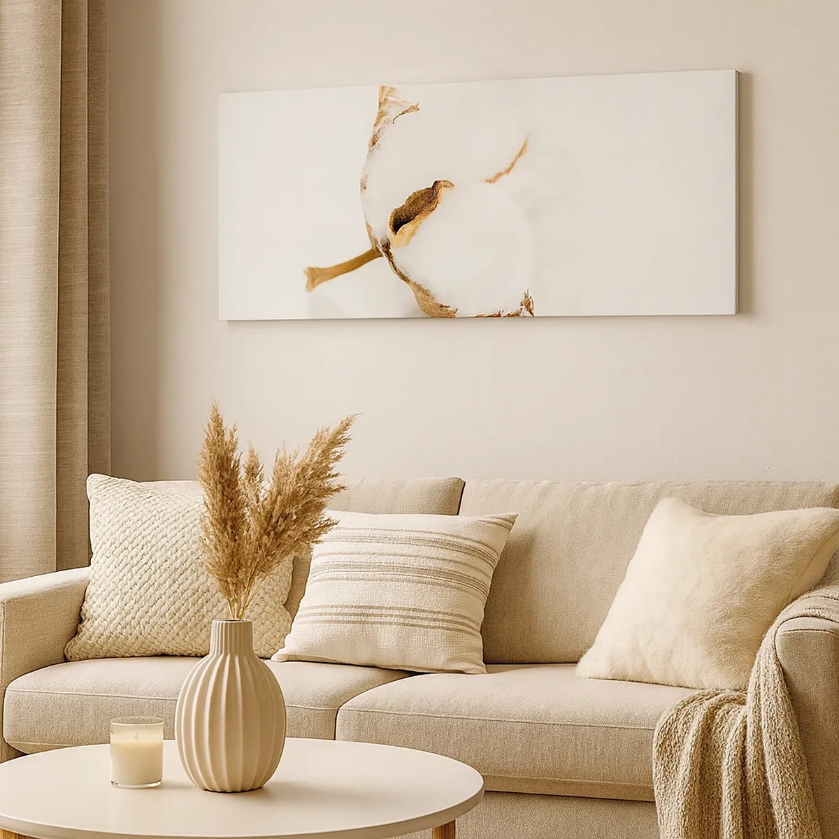 Canvastavla - Bild på duk - Mjuk av naturen - 30x30 cm