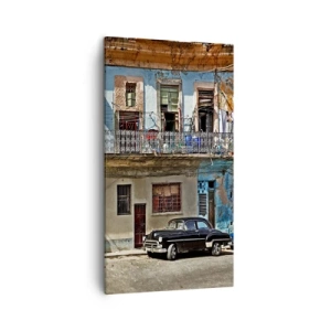 Canvastavla - Bild på duk - Havana stämning - 45x80 cm