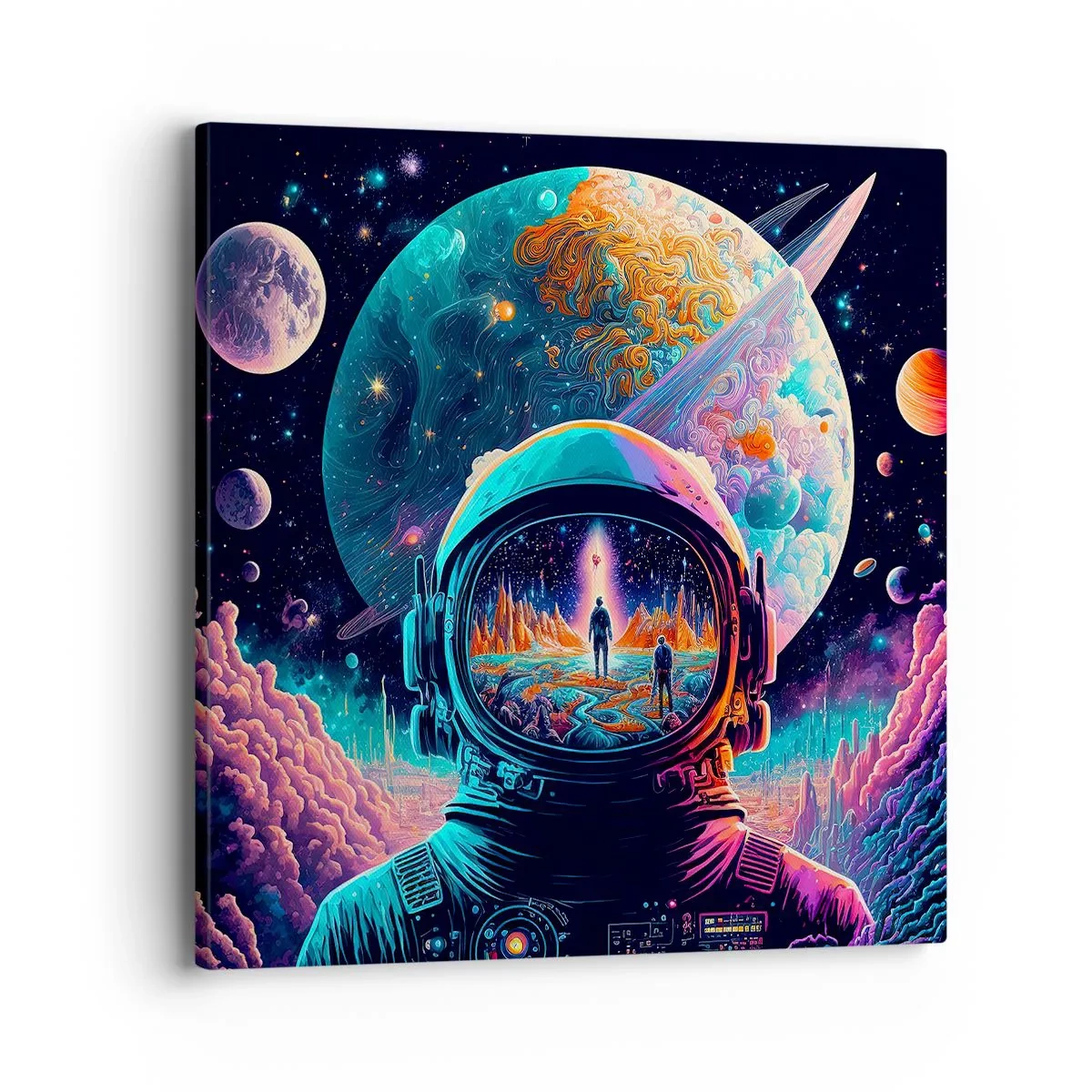 Canvastavla - Bild på duk - Filosofer har aldrig drömt - 40x40 cm