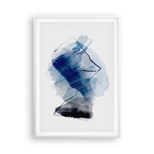 Affisch i vit ram - Isberg - 70x100 cm