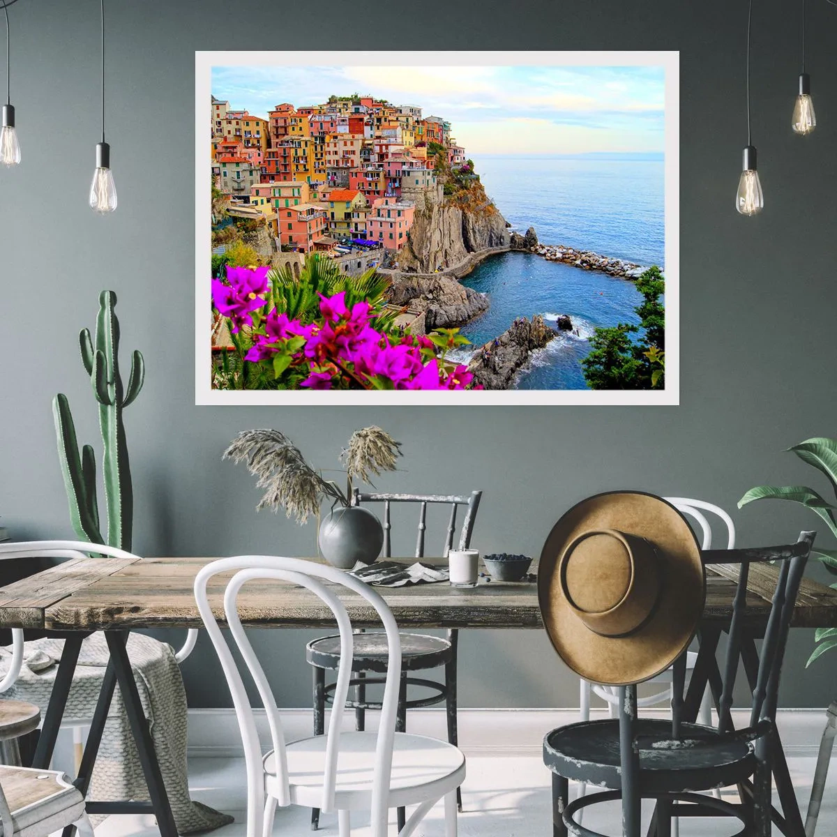 Affisch - Skrattande stad - 100x70 cm