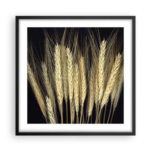 Affisch i svart ram - Rustik magi - 50x50 cm