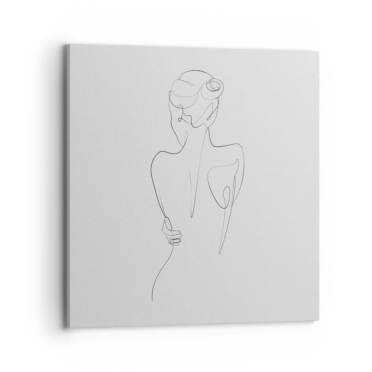 Canvastavla - Bild på duk - Kroppens musik - 70x70 cm