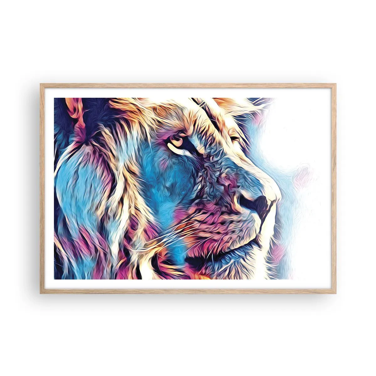 Affisch i ram av ljusek - Naturens klokhet - 100x70 cm