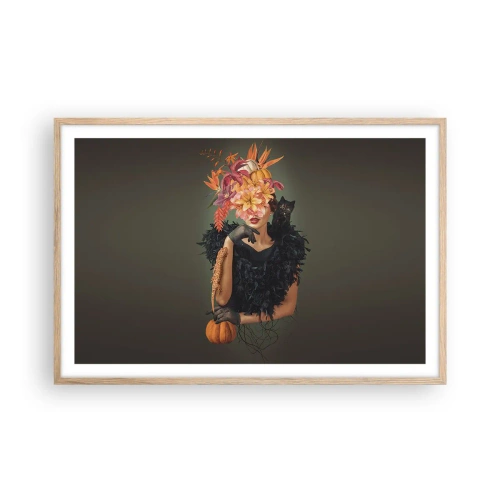 Affisch i ram av ljusek - Häxans troll - 91x61 cm