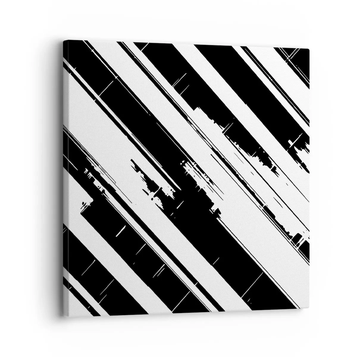 Canvastavla - Bild på duk - Intensiv och dynamisk komposition - 30x30 cm
