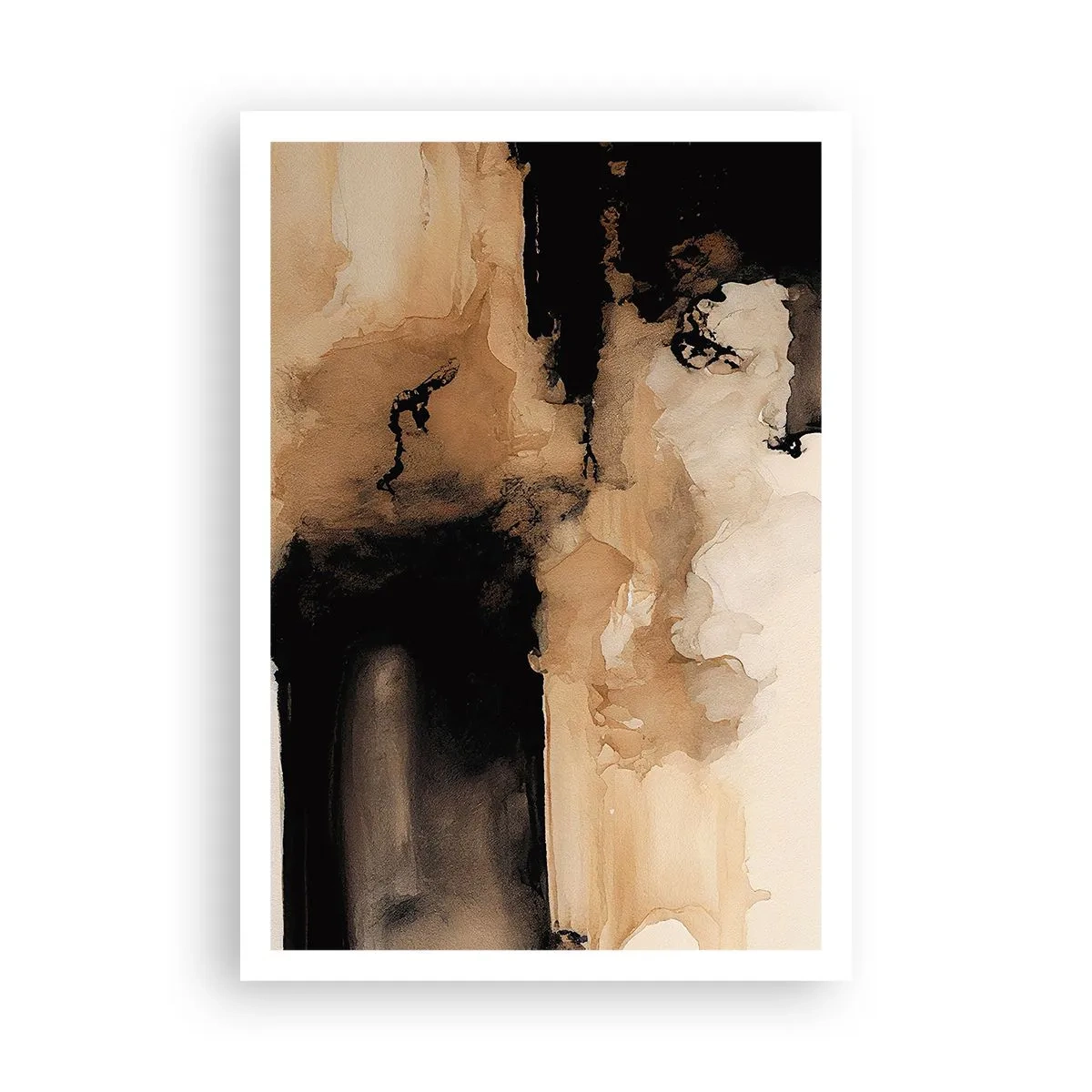 Affisch - Intrigerande abstraktion - 70x100 cm