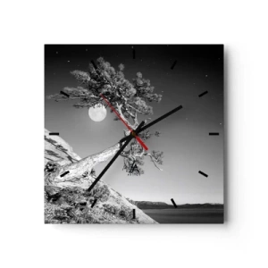 Väggklocka - Klocka på glas - Segerrik kämpe - 30x30 cm